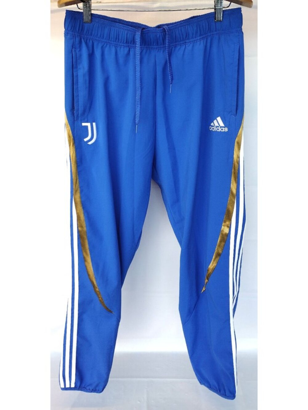 Adidas Juventus International Club Soccer Pants Blue Large EUC